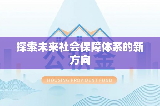 大武口探索未来社会保障体系的新方向