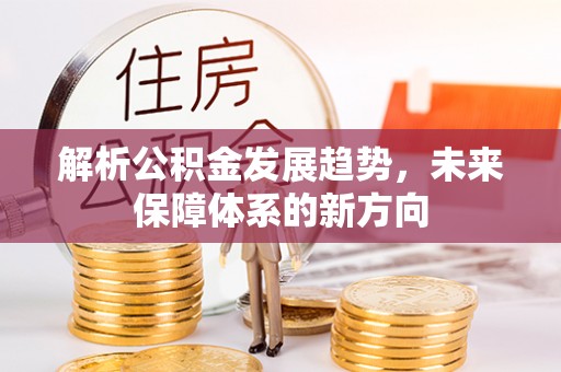 大武口解析公积金发展趋势，未来保障体系的新方向