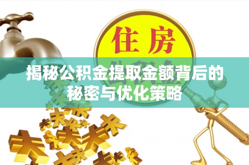 大武口揭秘公积金提取金额背后的秘密与优化策略