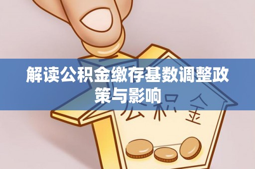 大武口解读公积金缴存基数调整政策与影响