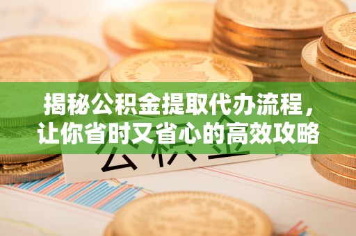 大武口揭秘公积金提取代办流程，让你省时又省心的高效攻略