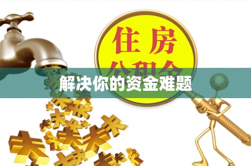 大武口解决你的资金难题