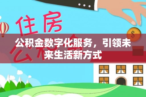 大武口公积金数字化服务，引领未来生活新方式