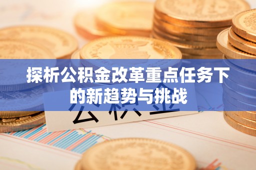 大武口探析公积金改革重点任务下的新趋势与挑战