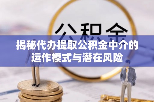 大武口揭秘代办提取公积金中介的运作模式与潜在风险