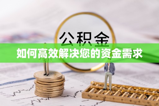 大武口如何高效解决您的资金需求