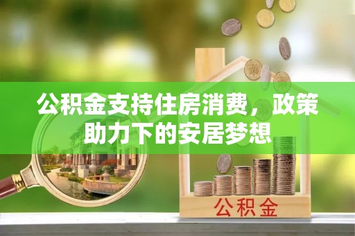 大武口公积金支持住房消费，政策助力下的安居梦想