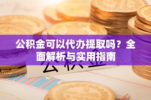 大武口公积金可以代办提取吗？全面解析与实用指南