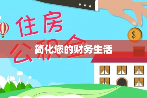 大武口简化您的财务生活