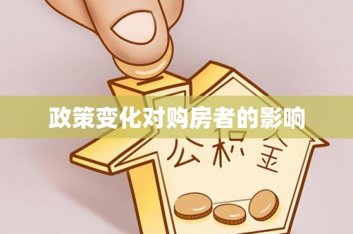 大武口政策变化对购房者的影响