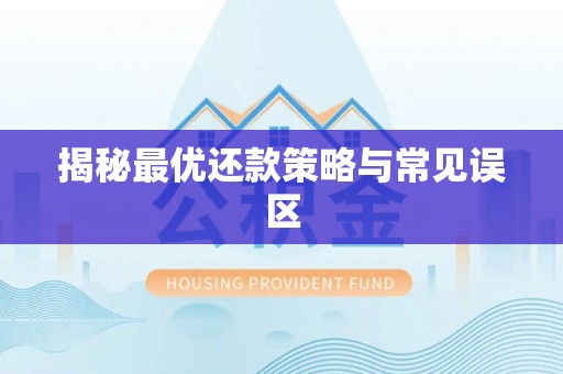 大武口揭秘最优还款策略与常见误区
