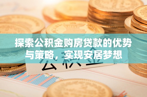 大武口探索公积金购房贷款的优势与策略，实现安居梦想