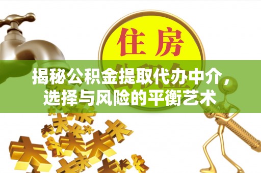 大武口揭秘公积金提取代办中介，选择与风险的平衡艺术